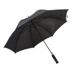 Gift Campaign Ombrello con copertura in pongee 190T di nera con bordo colorato Ø105></noscript> Ombrelli Classici