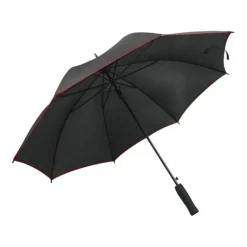 Gift Campaign Ombrello con copertura in pongee 190T di nera con bordo colorato Ø105></noscript> Ombrelli Classici