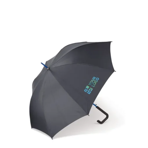 Gift Campaign Ombrello con logo da 23'' con manico geometrico e telaio colorato Ø106> Ombrelli Classici
