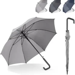 Gift Campaign Ombrello da 23'' con manico geometrico e telaio in fibra di vetro Ø106></noscript> Ombrelli Antivento