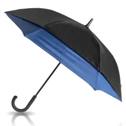 Gift Campaign Ombrello da 29'' in pongee 190T nero con interno colorato Ø132></noscript> Ombrelli Da Golf
