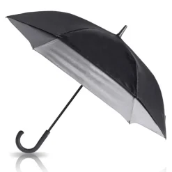 Gift Campaign Ombrello da 29'' in pongee 190T nero con interno colorato Ø132></noscript> Ombrelli Da Golf