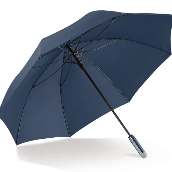 Gift Campaign Ombrello grande colorato da 25'' a prova di vento con telaio nero Ø114> Ombrelli Antivento