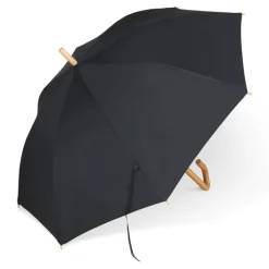 Gift Campaign Ombrello in rPET da 23'' con particolare manico e punte in legno Ø103> Ombrelli Antivento