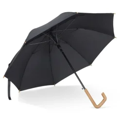 Gift Campaign Ombrello in rPET da 23'' con particolare manico e punte in legno Ø103> Ombrelli Antivento