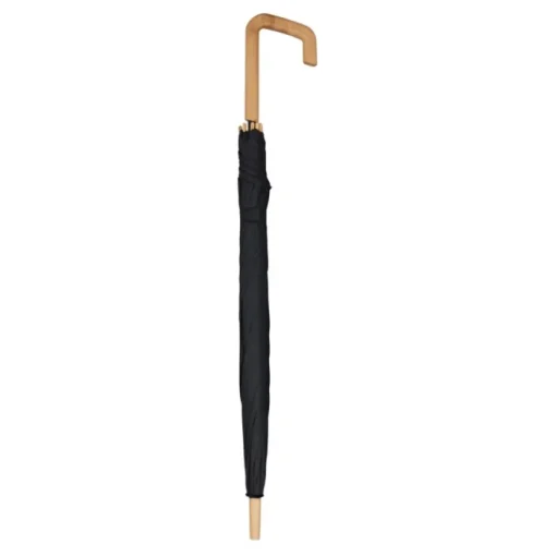 Gift Campaign Ombrello in rPET da 23'' con particolare manico e punte in legno Ø103> Ombrelli Antivento