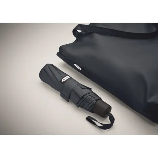 Gift Campaign Ombrello pieghevole antivento da 21" con borsa che fa da custodia Ø100> Ombrelli Antivento
