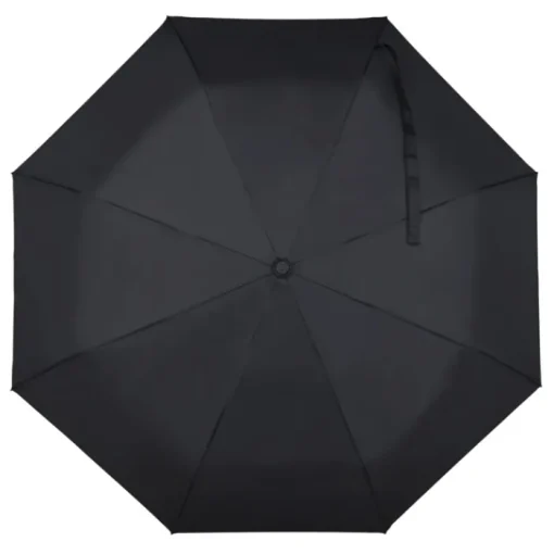 Gift Campaign Ombrello pieghevole con logo da 21'', in rPET con manico in legno Ø94> Ombrelli Pieghevoli