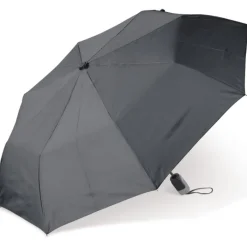 Gift Campaign Ombrello pieghevole da 22'' con manico ergonomico e telaio nero Ø100> Ombrelli Pieghevoli