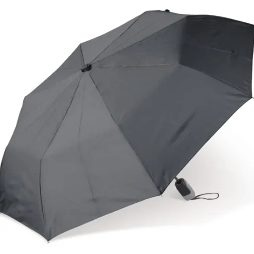 Gift Campaign Ombrello pieghevole da 22'' con manico ergonomico e telaio nero Ø100> Ombrelli Pieghevoli