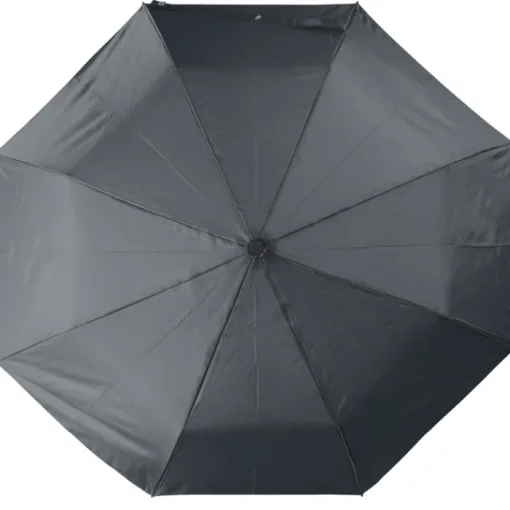 Gift Campaign Ombrello pieghevole da 22'' con manico ergonomico e telaio nero Ø100> Ombrelli Pieghevoli