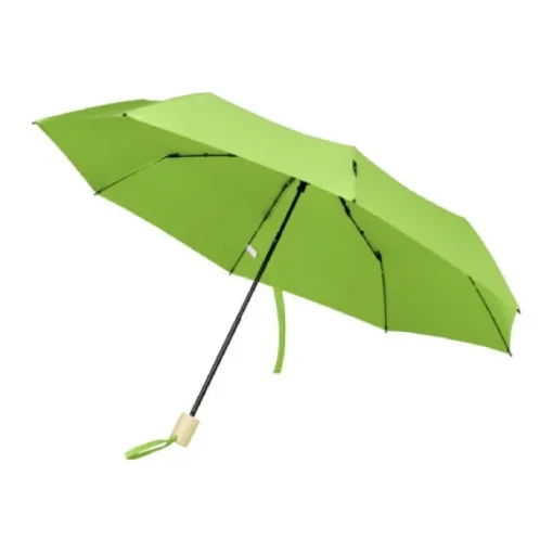 Gift Campaign Ombrello pieghevole da 21” in poliestere pongee in PET riciclato Ø96> Gadget Ecologici|Ombrelli Pieghevoli