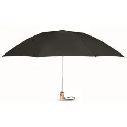 Gift Campaign Ombrello promozionale con logo con manico di bambu Ø107 RPET> Gadget Ecologici|Ombrelli Pieghevoli
