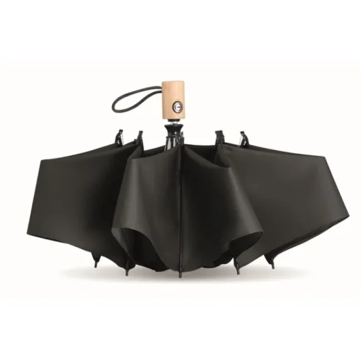 Gift Campaign Ombrello promozionale con logo con manico di bambu Ø107 RPET> Gadget Ecologici|Ombrelli Pieghevoli
