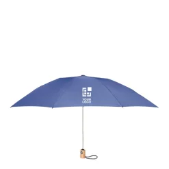 Gift Campaign Ombrello promozionale con logo con manico di bambu Ø107 RPET></noscript> Gadget Ecologici|Ombrelli Pieghevoli