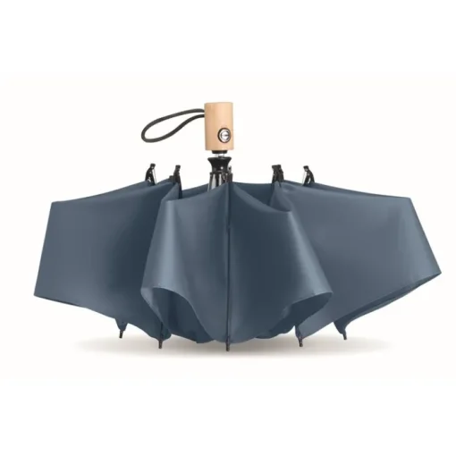 Gift Campaign Ombrello promozionale con logo con manico di bambu Ø107 RPET> Gadget Ecologici|Ombrelli Pieghevoli