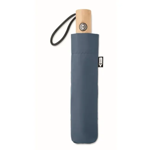 Gift Campaign Ombrello promozionale con logo con manico di bambu Ø107 RPET> Gadget Ecologici|Ombrelli Pieghevoli