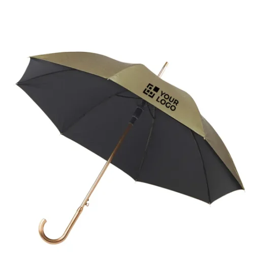 Gift Campaign Ombrello pubblicitario personalizzato con esterno dorato Ø105 Auto Golden> Ombrelli Classici