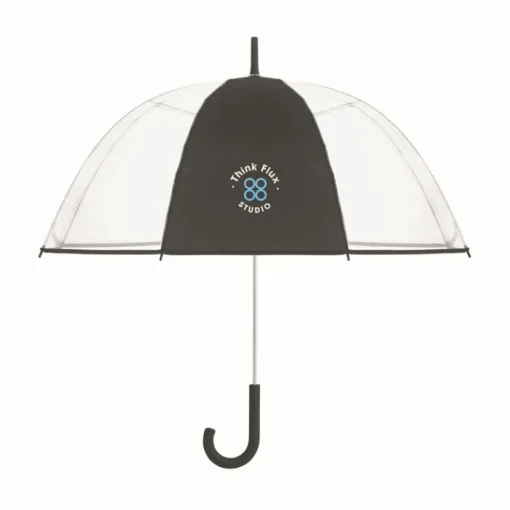 Gift Campaign Ombrello trasparente 23''con 1 pannello in poliestere personalizzabile> Ombrelli Classici