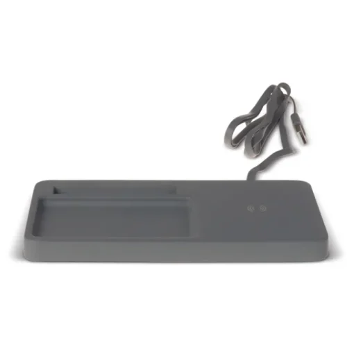 Gift Campaign Organizer da scrivania rettangolare con caricabatterie wireless 5W> Gadget Per L'Ufficio