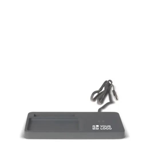 Gift Campaign Organizer da scrivania rettangolare con caricabatterie wireless 5W> Gadget Per L'Ufficio
