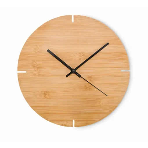 Gift Campaign Orologi da muro personalizzati in di bambù senza numeri Less> Altri Gadget Pubblicitari