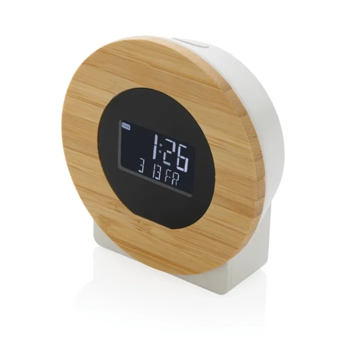 Gift Campaign Orologi da scrivania personalizzati in ABS riciclato e bambù FSC Desk LCD> Gadget Ecologici|Altri Gadget Pubblicitari