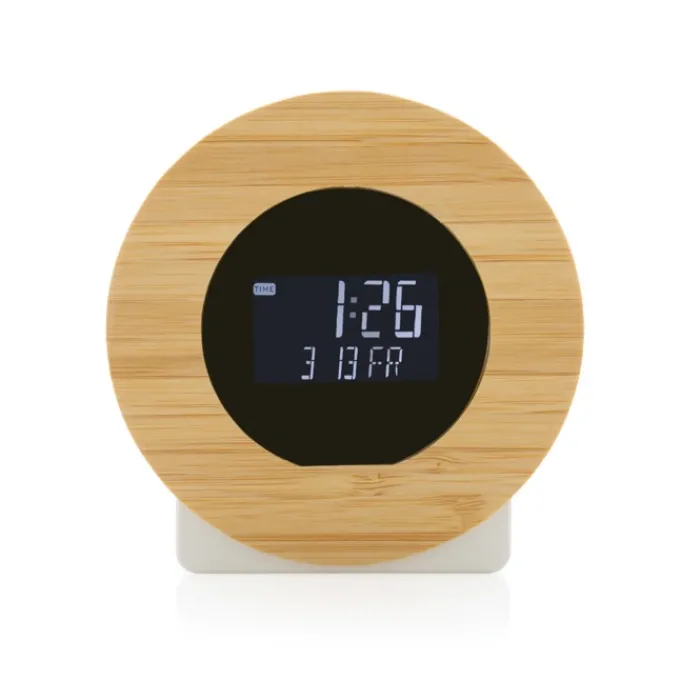 Gift Campaign Orologi da scrivania personalizzati in ABS riciclato e bambù FSC Desk LCD> Gadget Ecologici|Altri Gadget Pubblicitari