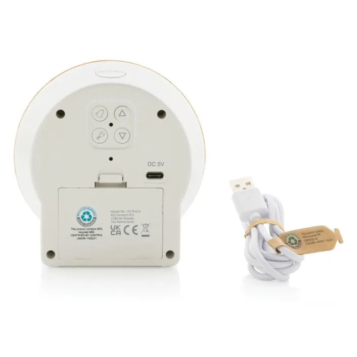 Gift Campaign Orologi da scrivania personalizzati in ABS riciclato e bambù FSC Desk LCD> Gadget Ecologici|Altri Gadget Pubblicitari