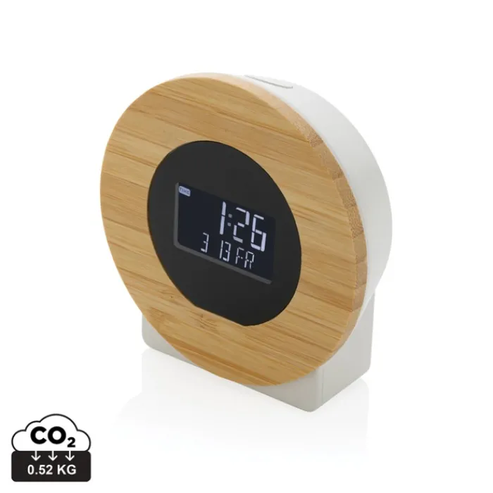 Gift Campaign Orologi da scrivania personalizzati in ABS riciclato e bambù FSC Desk LCD> Gadget Ecologici|Altri Gadget Pubblicitari