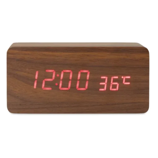 Gift Campaign Orologi da tavolo personalizzati con ricarica wireless e sveglia Woodland> Altri Gadget Pubblicitari