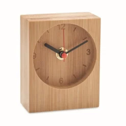 Gift Campaign Orologio analogico da tavolo in bambù da personalizzare> Altri Gadget Pubblicitari
