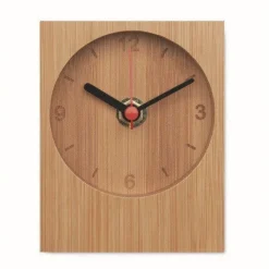 Gift Campaign Orologio analogico da tavolo in bambù da personalizzare> Altri Gadget Pubblicitari