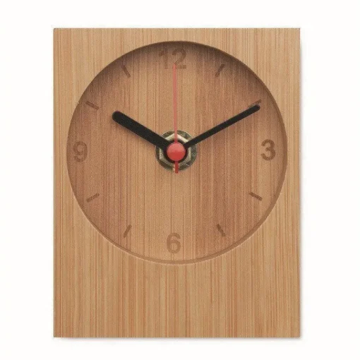 Gift Campaign Orologio analogico da tavolo in bambù da personalizzare> Altri Gadget Pubblicitari