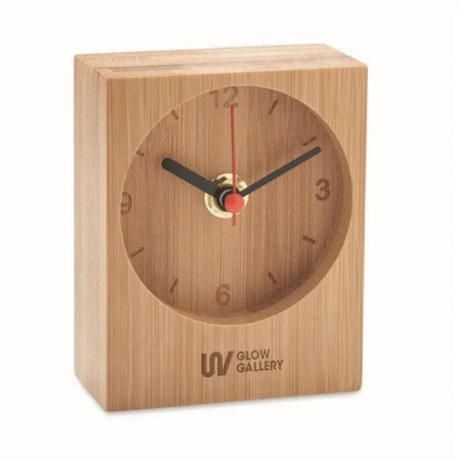 Gift Campaign Orologio analogico da tavolo in bambù da personalizzare> Altri Gadget Pubblicitari