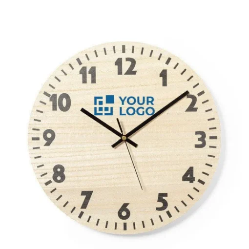 Gift Campaign Orologio da parete personalizzato in MDF Woody> Altri Gadget Pubblicitari|Gadget Per L'Ufficio