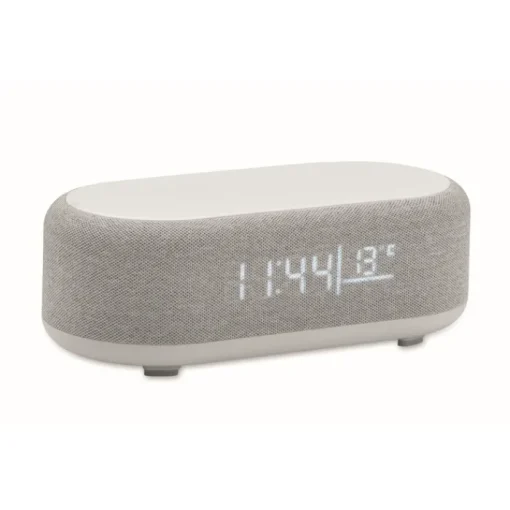 Gift Campaign Orologio da scrivania con luce, speaker da 15 W e caricatore da 5W> Altri Gadget Pubblicitari|Casse Personalizzate