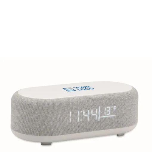 Gift Campaign Orologio da scrivania con luce, speaker da 15 W e caricatore da 5W> Altri Gadget Pubblicitari|Casse Personalizzate