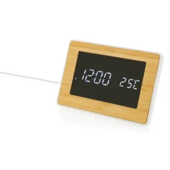 Gift Campaign Orologio da tavolo rettangolare in ABS e bambù ForestChrono LED> Gadget Ecologici|Altri Gadget Pubblicitari
