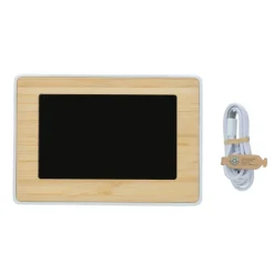 Gift Campaign Orologio da tavolo rettangolare in ABS e bambù ForestChrono LED> Gadget Ecologici|Altri Gadget Pubblicitari