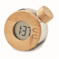 Gift Campaign Orologio LCD che funziona ad acqua e sale in plastica e bambù Water Drop> Altri Gadget Pubblicitari