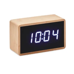 Gift Campaign Orologio sveglia in bambù con display a LED personalizzato Bamboo> Altri Gadget Pubblicitari