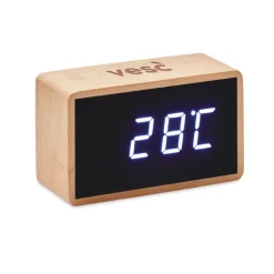 Gift Campaign Orologio sveglia in bambù con display a LED personalizzato Bamboo></noscript> Altri Gadget Pubblicitari