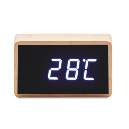 Gift Campaign Orologio sveglia in bambù con display a LED personalizzato Bamboo> Altri Gadget Pubblicitari