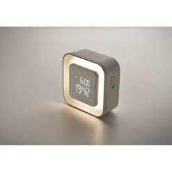 Gift Campaign Orologio sveglia quadrati in ABS e rPET con luce ambientale regolabile></noscript> Altri Gadget Pubblicitari