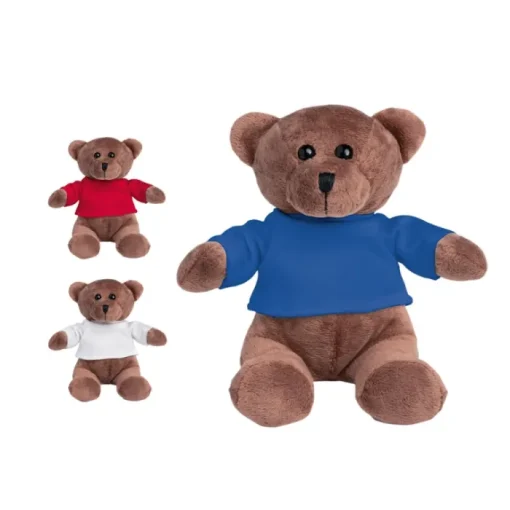 Gift Campaign Orsetto peluche con maglietta personalizzabile con logo Oso> Peluche