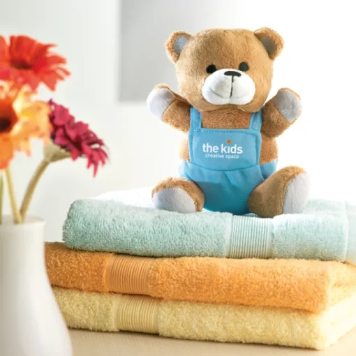 Gift Campaign Orsetto personalizzato con salopette brandizzabile Balu> Regali Per Bambini|Peluche