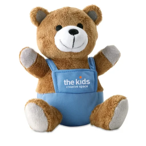 Gift Campaign Orsetto personalizzato con salopette brandizzabile Balu> Regali Per Bambini|Peluche