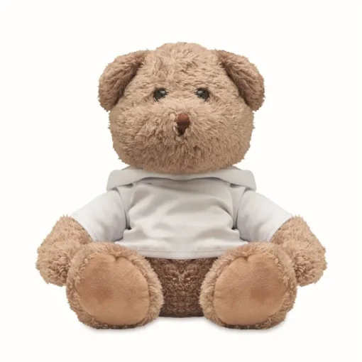 Gift Campaign Orsetto personalizzato con logo su hoodie per sublimazione Ted> Peluche
