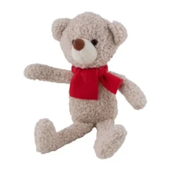 Gift Campaign Orsetto personalizzato con sciarpa rossa in tessuto> Peluche